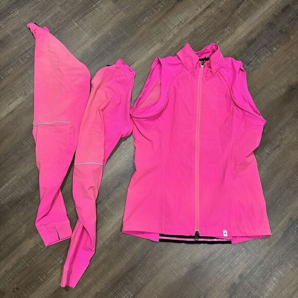 Specialized Deflect Hybrid  Cycling Jacket Womens Medium Neon Pink READ - Picture 4 of 8